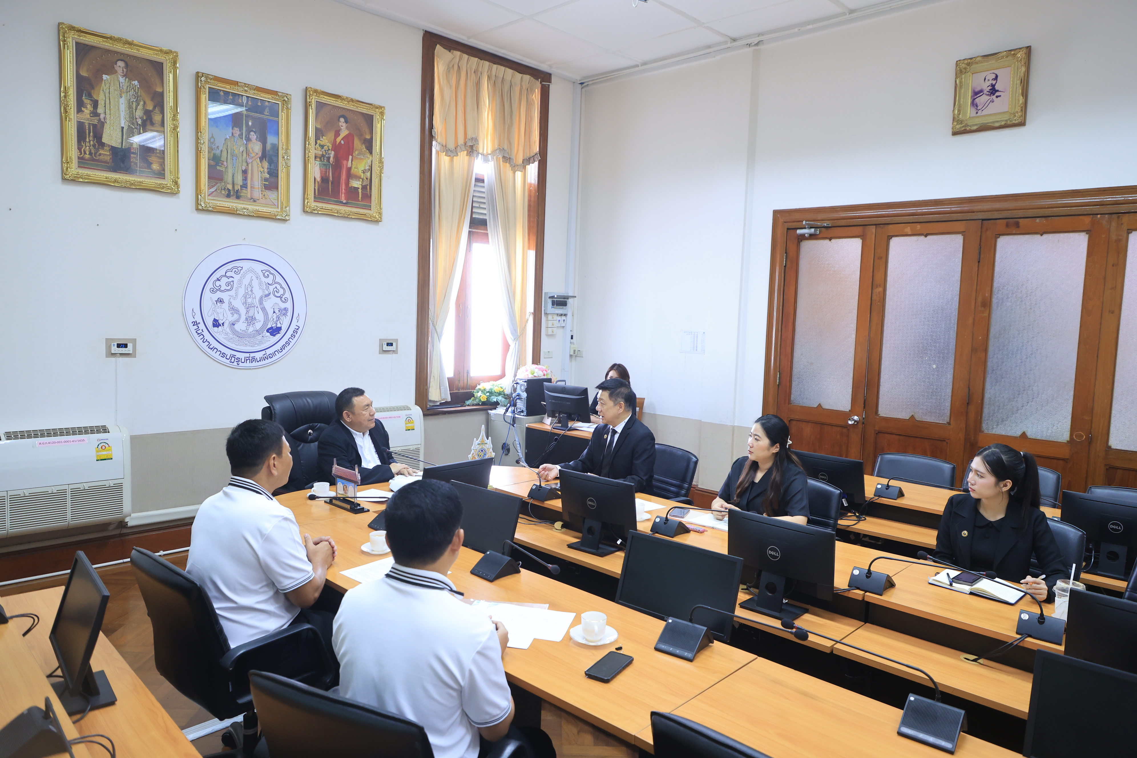 title - ส.ป.ก. ประชุมหารือร่วมกับสถาบันมาตรวิทยาแห่งชาติ ในด้านความร่วมมือการส่งเสริมและพัฒนาเทคโนโลยีและนวัตกรรมการเกษตรในเขตปฏิรูปที่ดิน